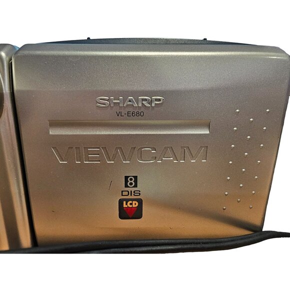 Sharp VL-E680 ViewCam 8 DIS LCD Digital Zoom Camcorder Cord Strap UNTESTED - Picture 2 of 16